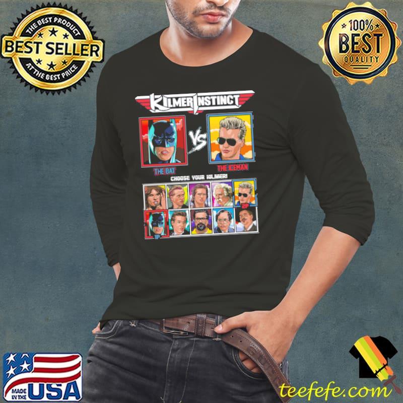 Val Kilmer Fighter Shirt Long Sleeve Tee Val Kilmer Fighter Shirt Long Sleeve Tee