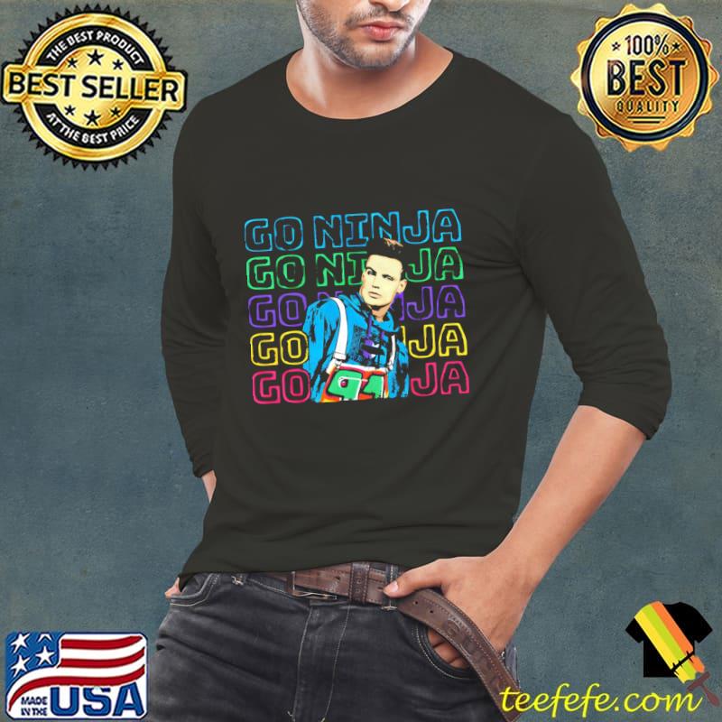 Vanilla Ice Go Ninja Repeat and television host T-Shirt Vanilla Ice Go Ninja Repeat and television host T-Shirt