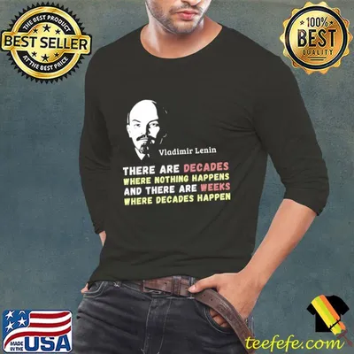 Vladimir Lenin On Socioeconomic and Political Cycles T-Shirt