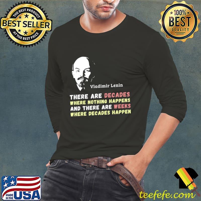 Vladimir Lenin On Socioeconomic and Political Cycles T-Shirt Vladimir Lenin On Socioeconomic and Political Cycles T-Shirt