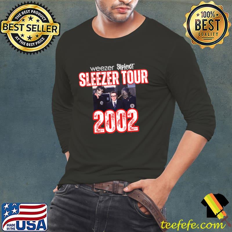 Weezer Slipknot Sleezer Tour 2002 American heavy metal band T-Shirt Weezer Slipknot Sleezer Tour 2002 American heavy metal band T-Shirt