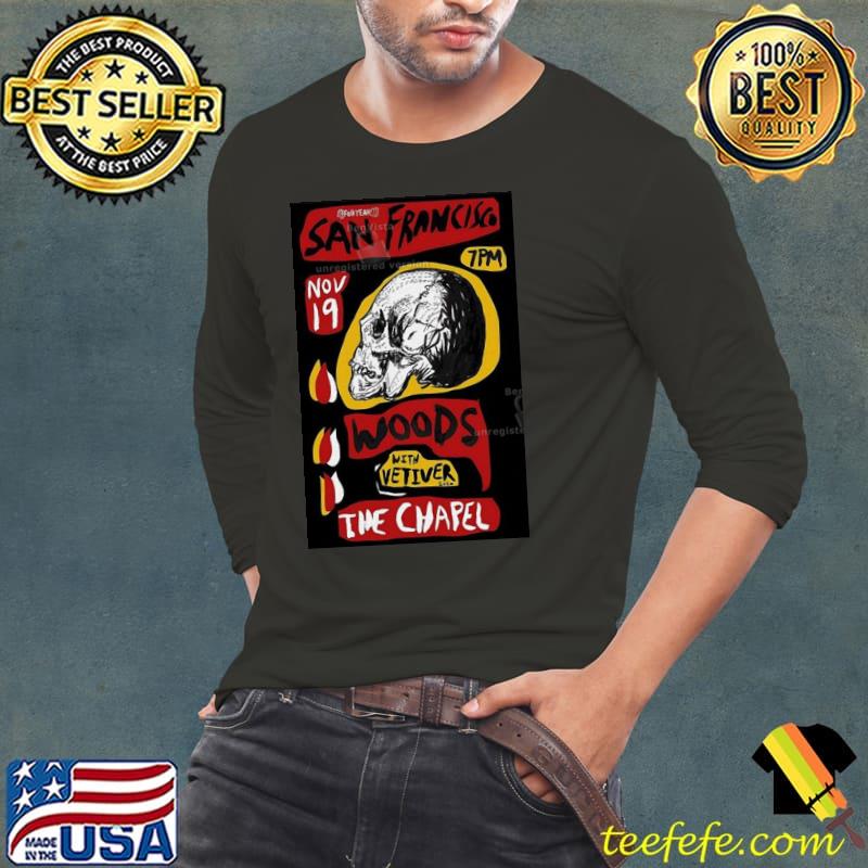 Woods The Chapel Nov 19 2023 Poster Shirt Long Sleeve Tee Woods The Chapel Nov 19 2023 Poster Shirt Long Sleeve Tee