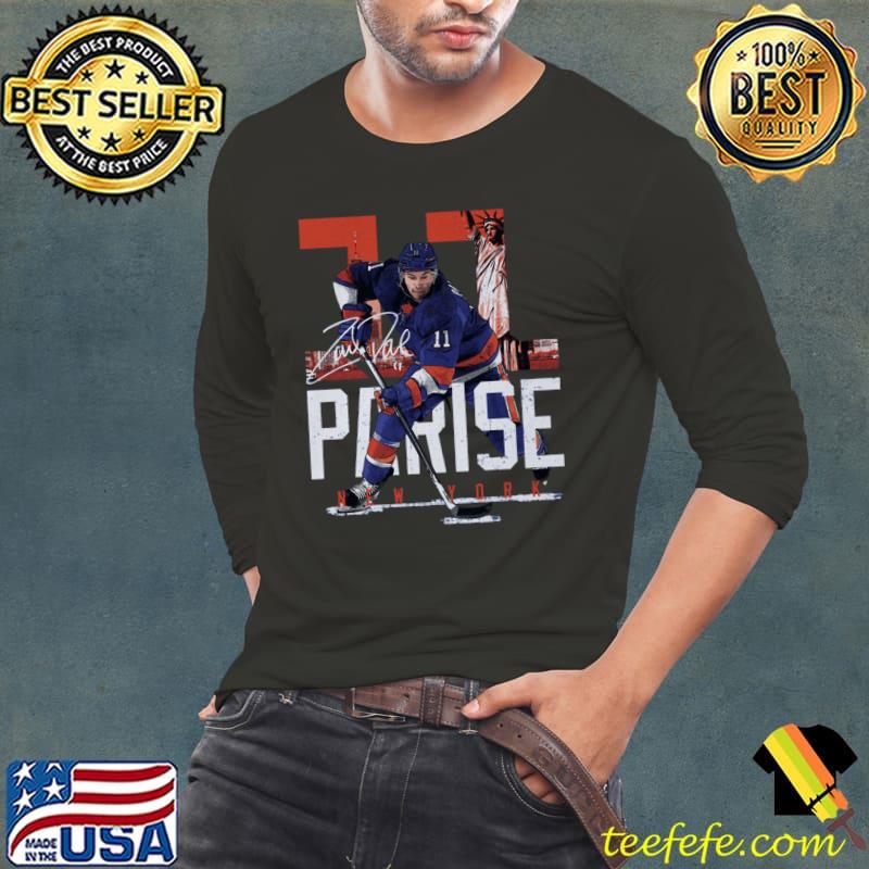 Zach Parise New York I Landmark Signature American professional ice hockey left winger T-Shirt Long Sleeve Tee Zach Parise New York I Landmark Signature American professional ice hockey left winger T-Shirt Long Sleeve Tee