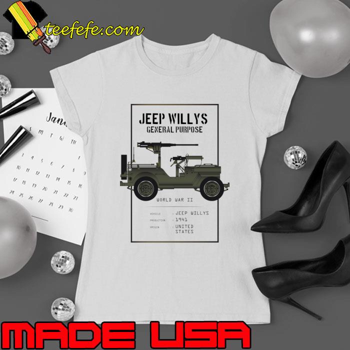 1941 The Willys MB General Purpose T-Shirt Ladies tee 1941 The Willys MB General Purpose T-Shirt Ladies tee