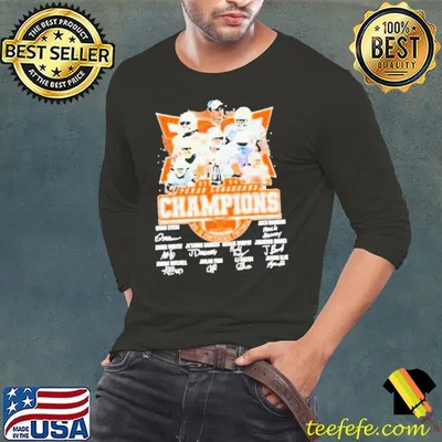 2023-2024 Texas Longhorns Champions Big 12 Conference Football Signatures Shirt