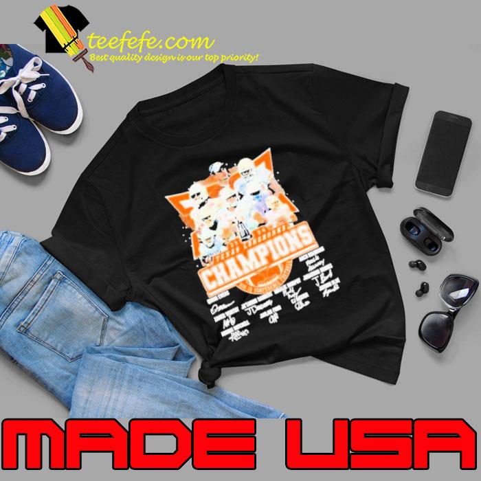 2023-2024 Texas Longhorns Champions Big 12 Conference Football Signatures Shirt Unisex 2023-2024 Texas Longhorns Champions Big 12 Conference Football Signatures Shirt Unisex