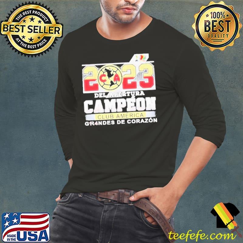 2023 Del Apertura Campeon Club America Grandes De Corazon Unique Shirt