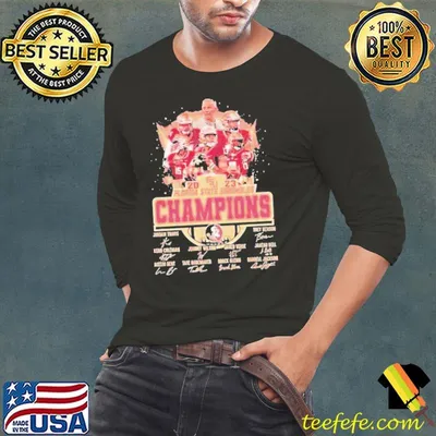 2023 Florida State Seminoles Football Team Players Champions Signatures Unique Shirt