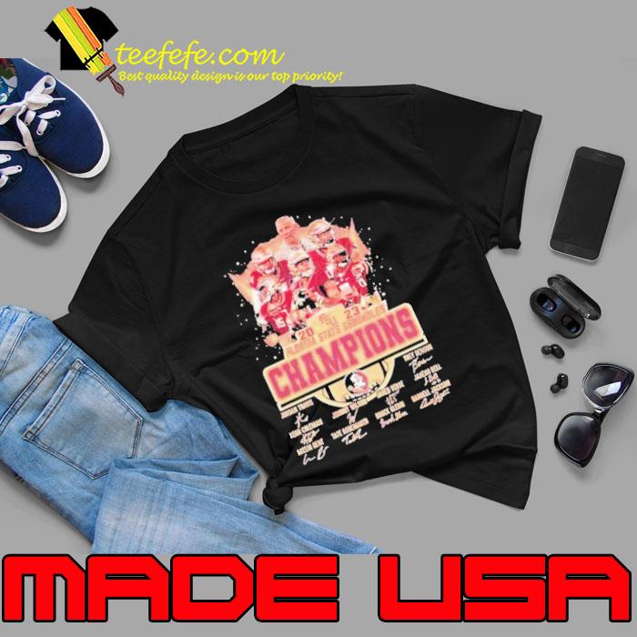 2023 Florida State Seminoles Football Team Players Champions Signatures Unique Shirt Unisex 2023 Florida State Seminoles Football Team Players Champions Signatures Unique Shirt Unisex