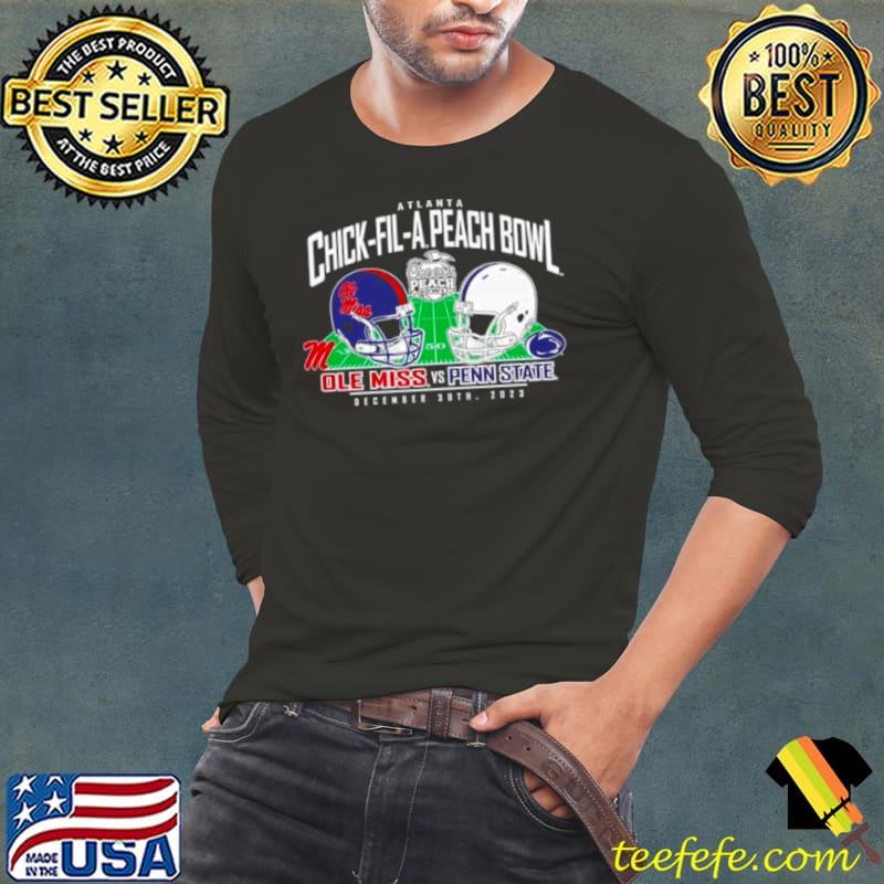 2023 Peach Bowl Matchup Ole Miss Rebels Vs Penn State Nittany Lions Shirt Long Sleeve Tee 2023 Peach Bowl Matchup Ole Miss Rebels Vs Penn State Nittany Lions Shirt Long Sleeve Tee