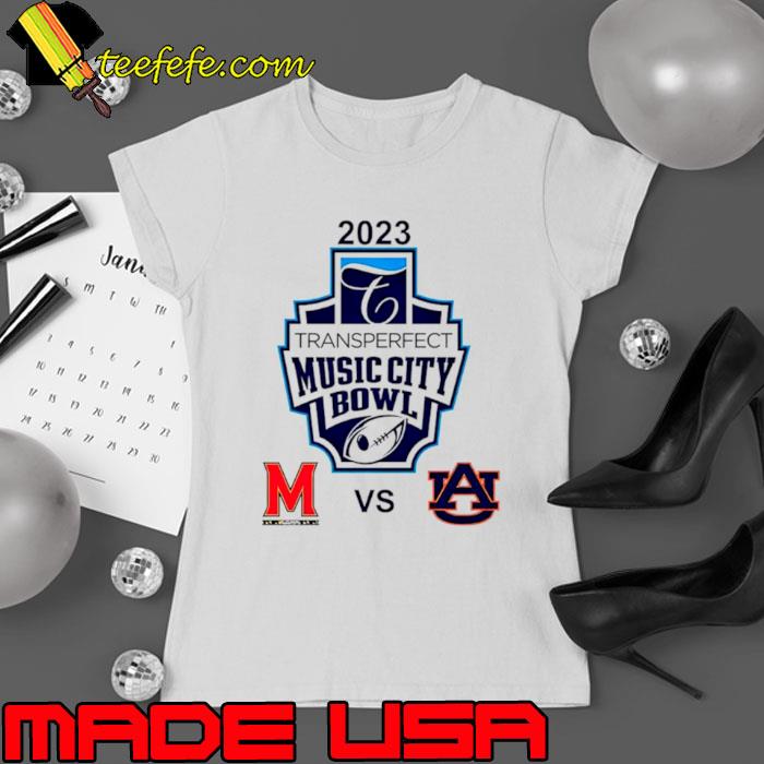 2023 Transperfect Music City Bowl Auburn vs Maryland Shirt