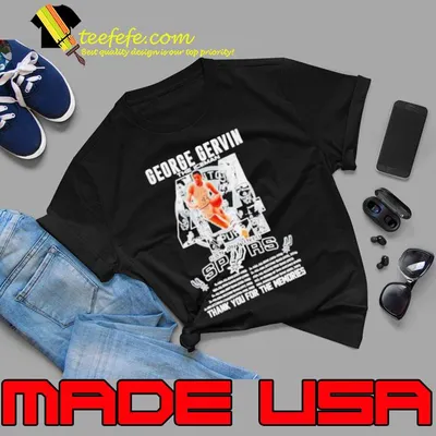 44 George Gervin the Iceman San Antonio Spurs thank you for the memories shirt