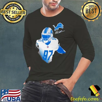 Aidan Hutchinson Detroit Lions Player Graphic Shirt