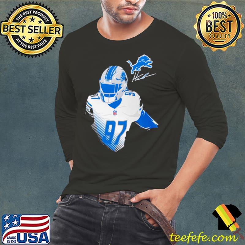 Aidan Hutchinson Detroit Lions Player Graphic Shirt