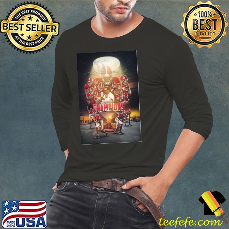 Alabama Crimson Tide Champions Sec Football 2023 Poster s Long Sleeve Tee Alabama Crimson Tide Champions Sec Football 2023 Poster s Long Sleeve Tee