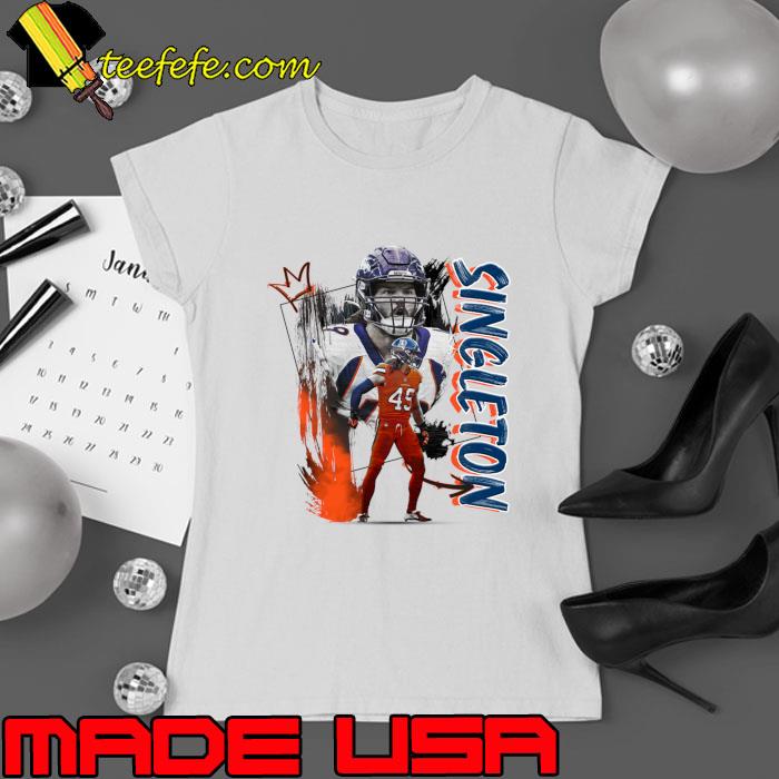 Alex Singleton American football who played five seasons Broncos 11 T-Shirt Ladies tee Alex Singleton American football who played five seasons Broncos 11 T-Shirt Ladies tee
