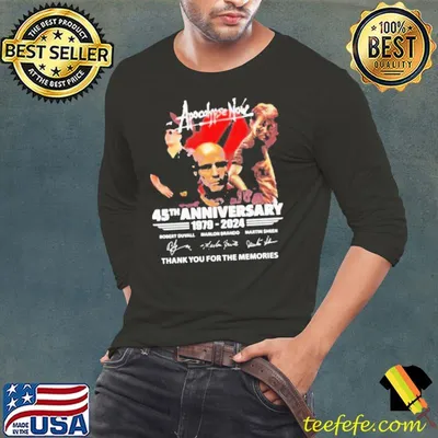 Apocalypse Now 45th Anniversary 1979 – 2024 Thank You For The Memories Signatures shirt