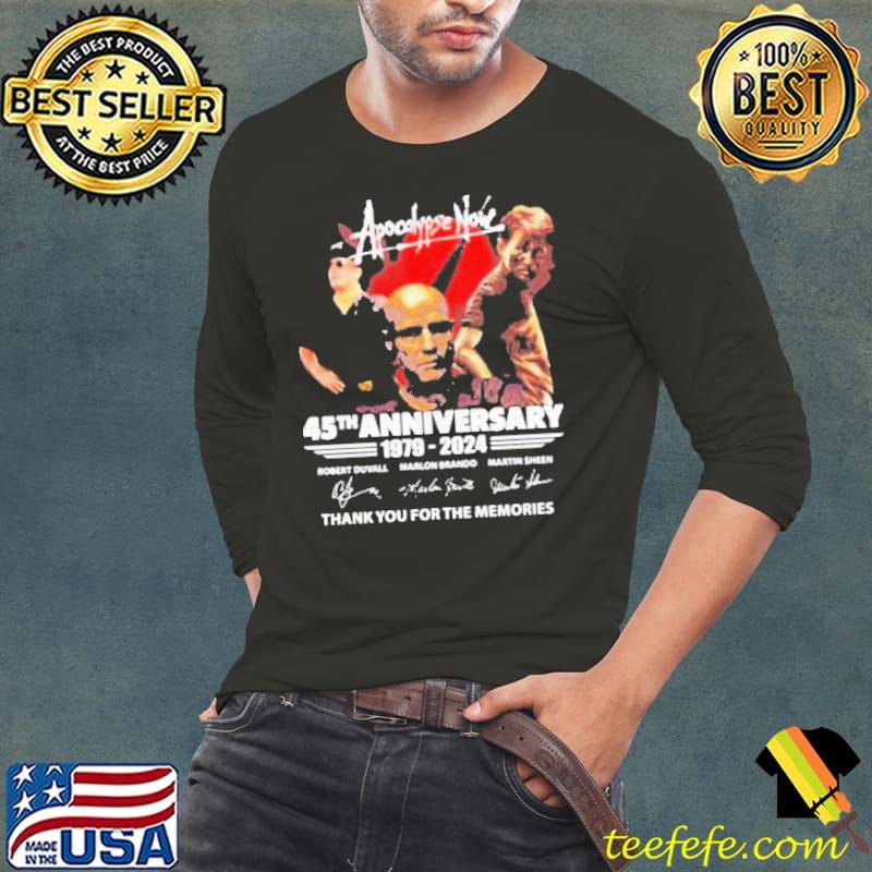 Apocalypse Now 45th Anniversary 1979 – 2024 Thank You For The Memories Signatures shirt