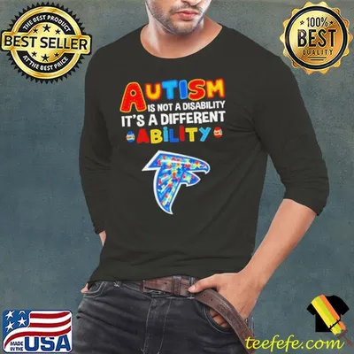 Atlanta Falcons Autism Is Not A Disability It’s A Different Ability Shirt