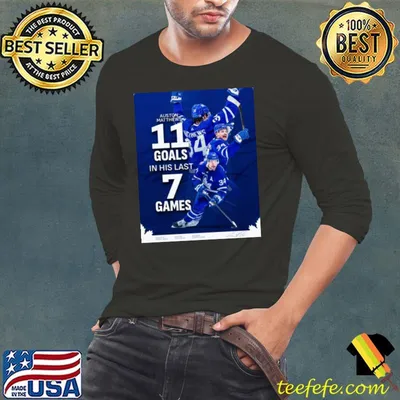 Auston Matthews 11 Goals in his last 7 games shirt