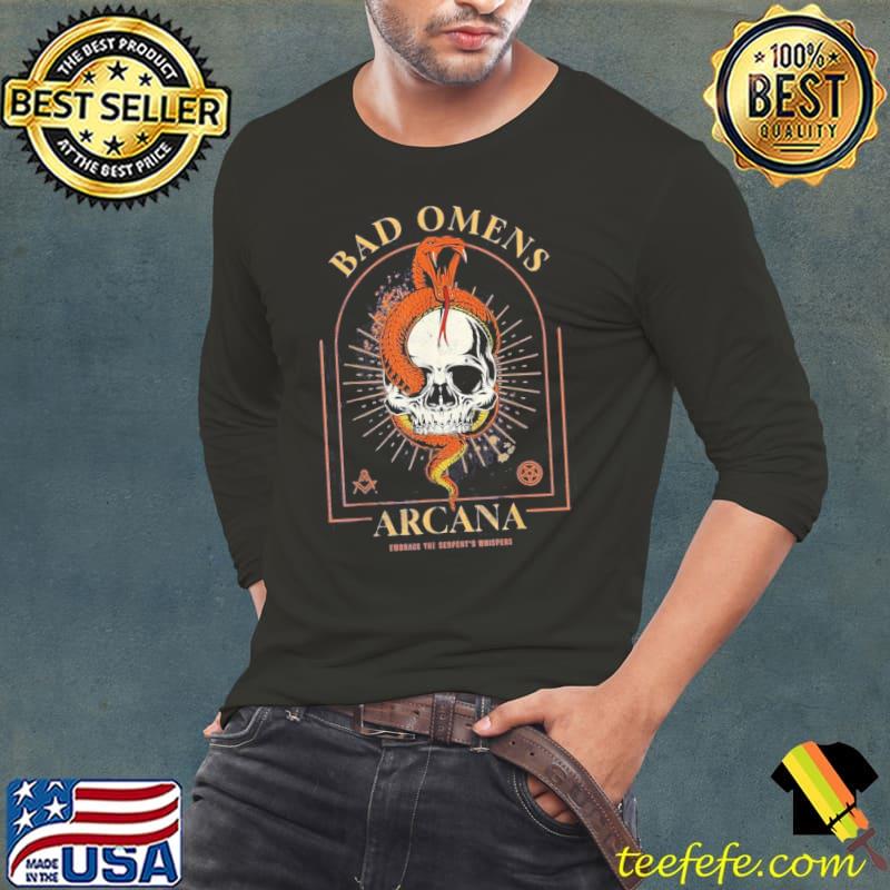 Bad Omens Shirt Vintage Snake And Skull Bad Omens The Omen Shirt