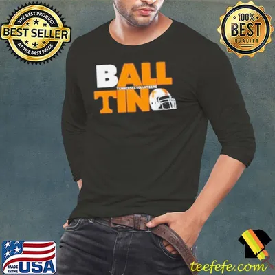 Ball in Tennessee Volunteers logo helmet shirt