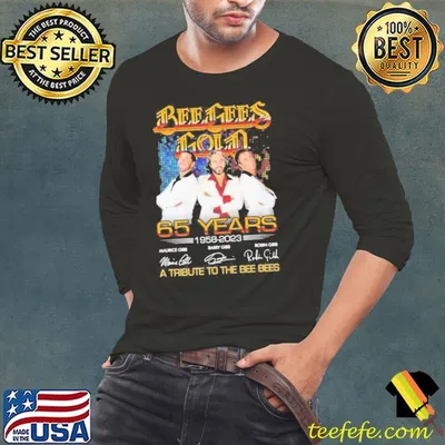 Bee Gees Gold Tribute Members Anniversary 1958-2023 Merch Tour Dates 2023 Shirt