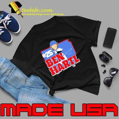 Ben Hartl cartoon signature shirt