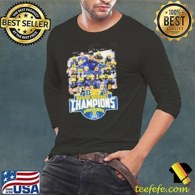 Big 10 Michigan Wolverines Team Champions 2023 Shirt