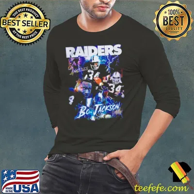 Bo Jackson Los Angeles Raiders Lightning vintage shirt