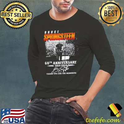 Bruce Springsteen 60th Anniversary 1964 – 2024 Thank You For The Memories Shirt