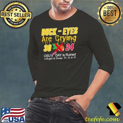 Buck – Eyes Are Crying Michigan Football Beat Ohio State 30 24 2023 Score shirt