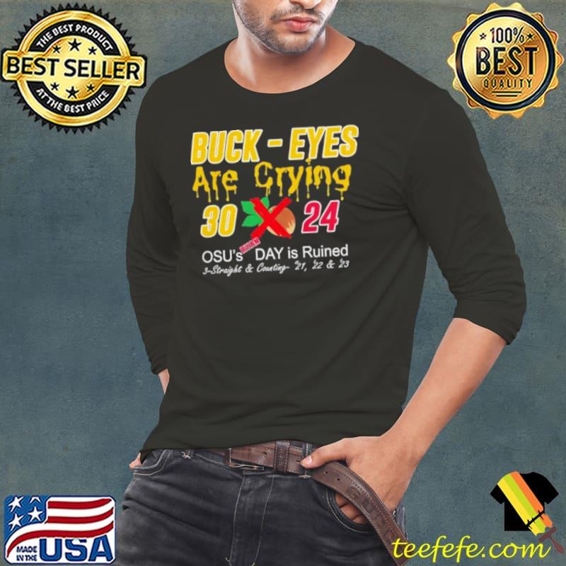 Buck – Eyes Are Crying Michigan Football Beat Ohio State 30 24 2023 Score shirt Buck – Eyes Are Crying Michigan Football Beat Ohio State 30 24 2023 Score shirt