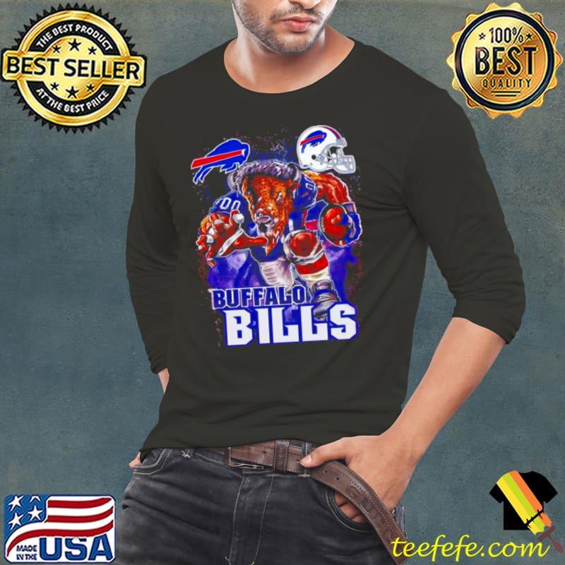 Buffalo Bills mascot helmet s Long Sleeve Tee Buffalo Bills mascot helmet s Long Sleeve Tee