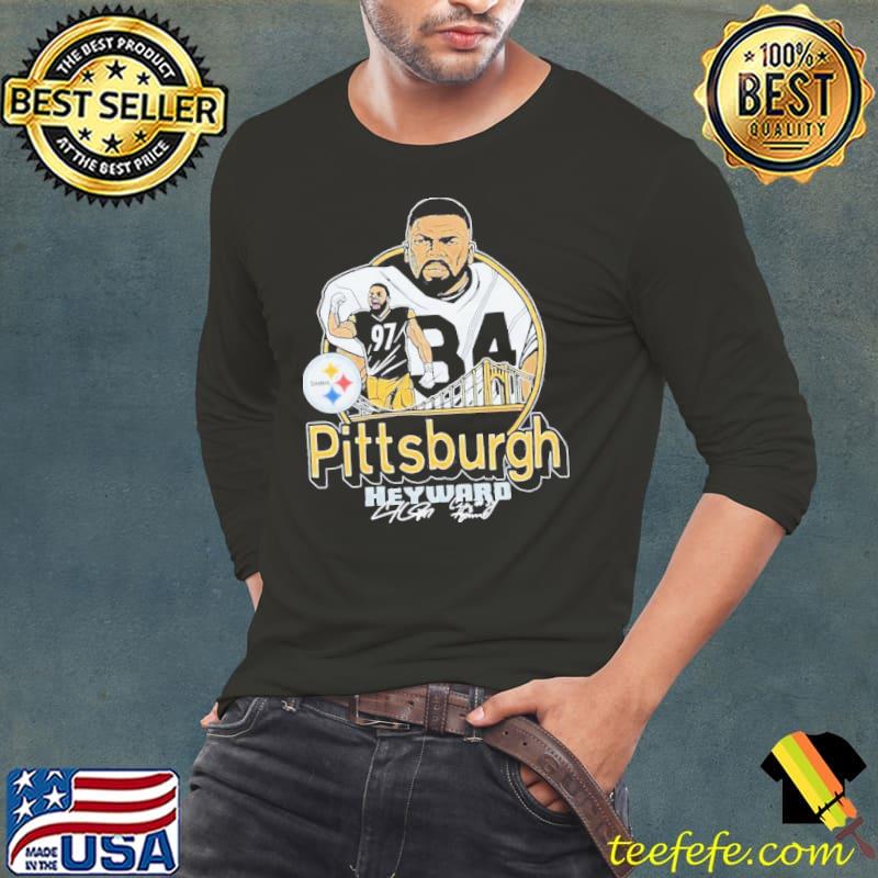 Cam Heyward Steelers X Craig Heyward Shirt Long Sleeve Tee Cam Heyward Steelers X Craig Heyward Shirt Long Sleeve Tee