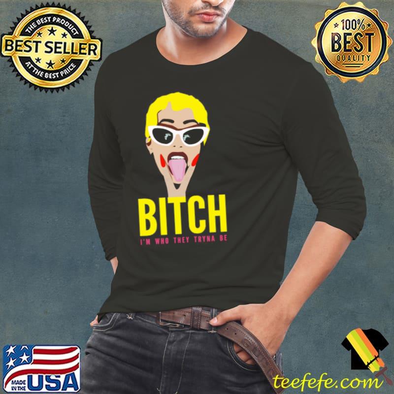 Cardi Bitch I'm Who They Tryna Be s Long Sleeve Tee Cardi Bitch I'm Who They Tryna Be s Long Sleeve Tee
