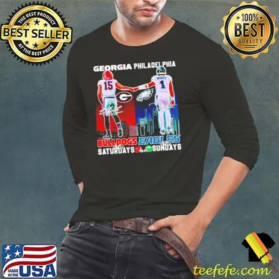 Carson Beck Georgia Bulldogs On Saturdays Jalen Hurts Philadelphia Eagles On Sundays Shirt