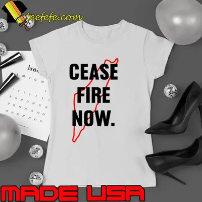 Cease Fire Now Free Palestine Shirt