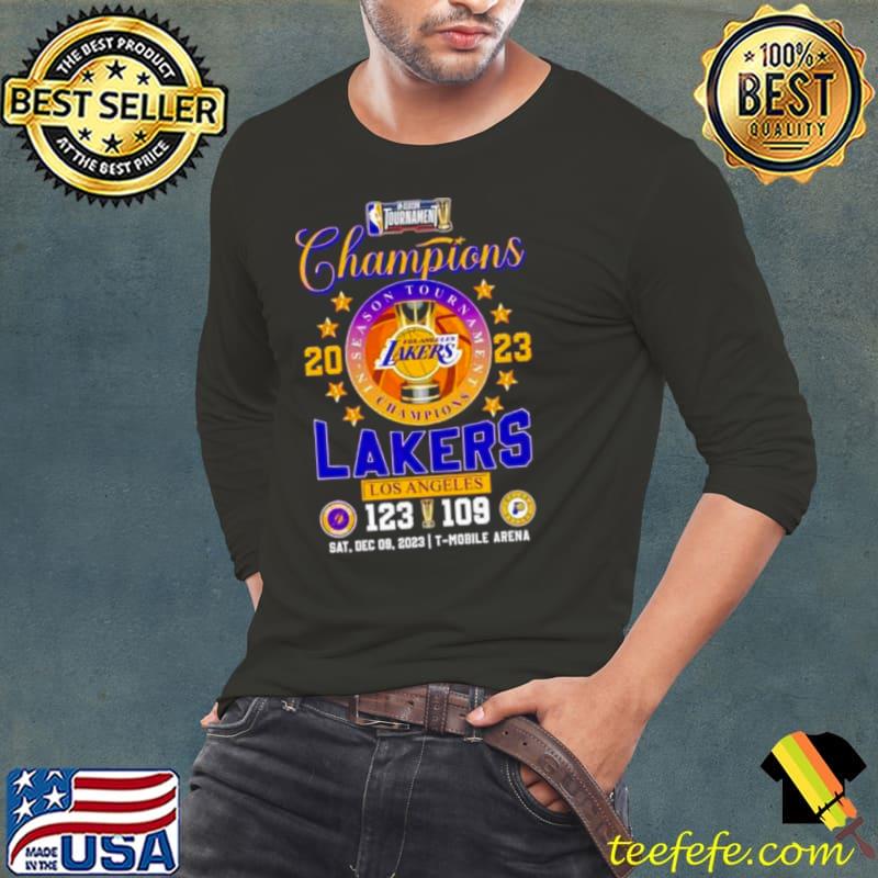 Champions 2023 Los Angeles Lakers 123 109 Shirt Long Sleeve Tee Champions 2023 Los Angeles Lakers 123 109 Shirt Long Sleeve Tee