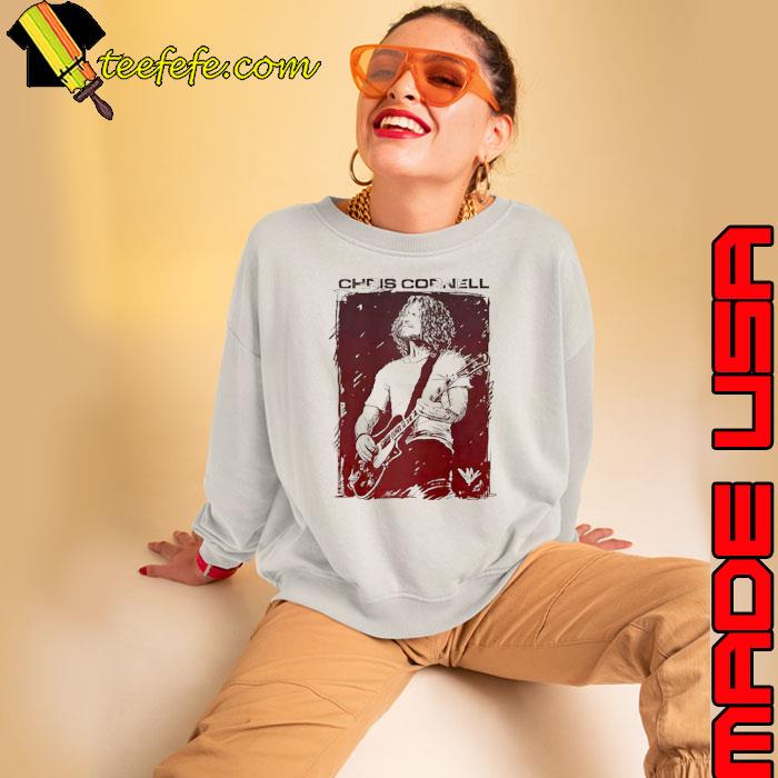 Chris Cornell Sketched Guitar shirt