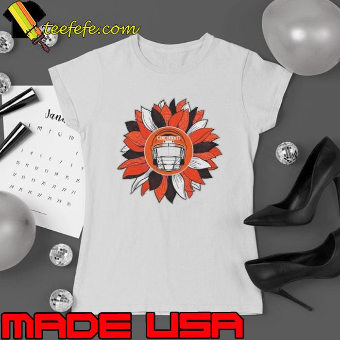 Cincinnati Bengals Football Sunflower Helmet Shirt