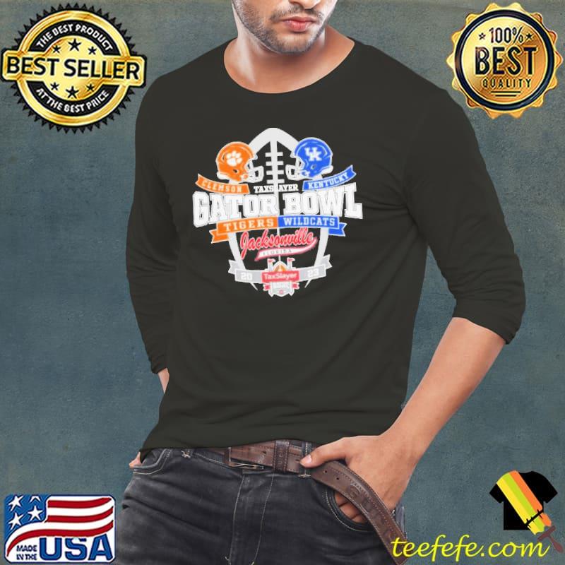 Clemson TaxSlayer Gator Bowl Game 2023 Tee Clemson Tigers vs Kentucky Wildcats Shirt