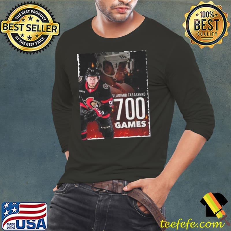 Congrast Vladimir Tarasenko With Game 700th In Ottawa Senators Nhl shirt Congrast Vladimir Tarasenko With Game 700th In Ottawa Senators Nhl shirt