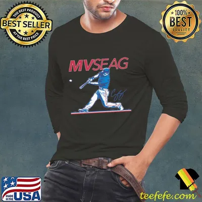 Corey Seager Mvseag Signature American professional baseball shortstop for the Texas Rangers T-Shirt