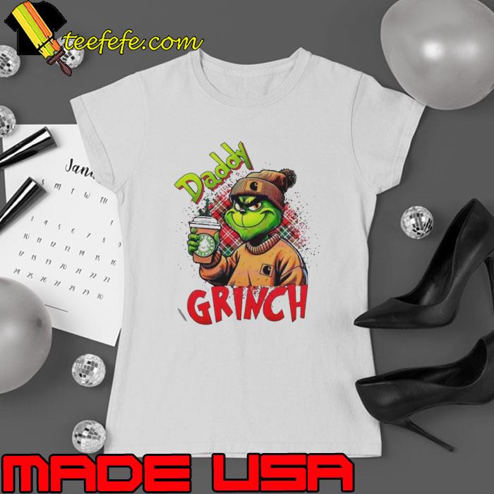 Daddy Grinch leopard Christmas 2023v shirt