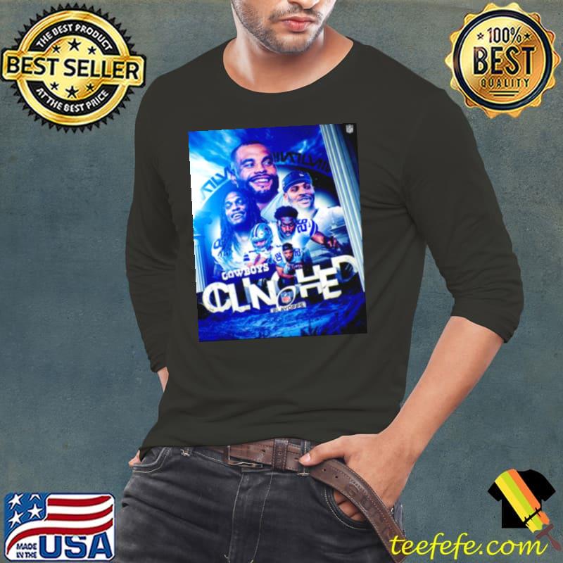 Dallas Cowboys Clinched NFL playoffs football post shirt