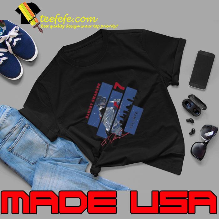 Dansby Swanson Atlanta Stripes T-Shirt