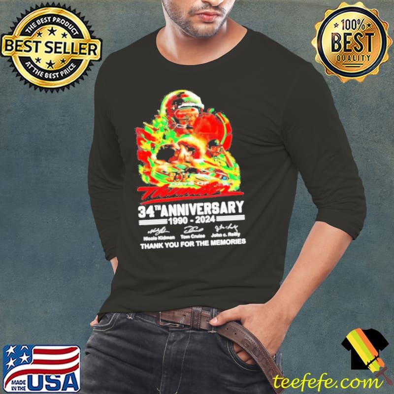 Days Of Thunder 34th Anniversary 1990 – 2024 Thank You For The Memories Shirt Long Sleeve Tee Days Of Thunder 34th Anniversary 1990 – 2024 Thank You For The Memories Shirt Long Sleeve Tee