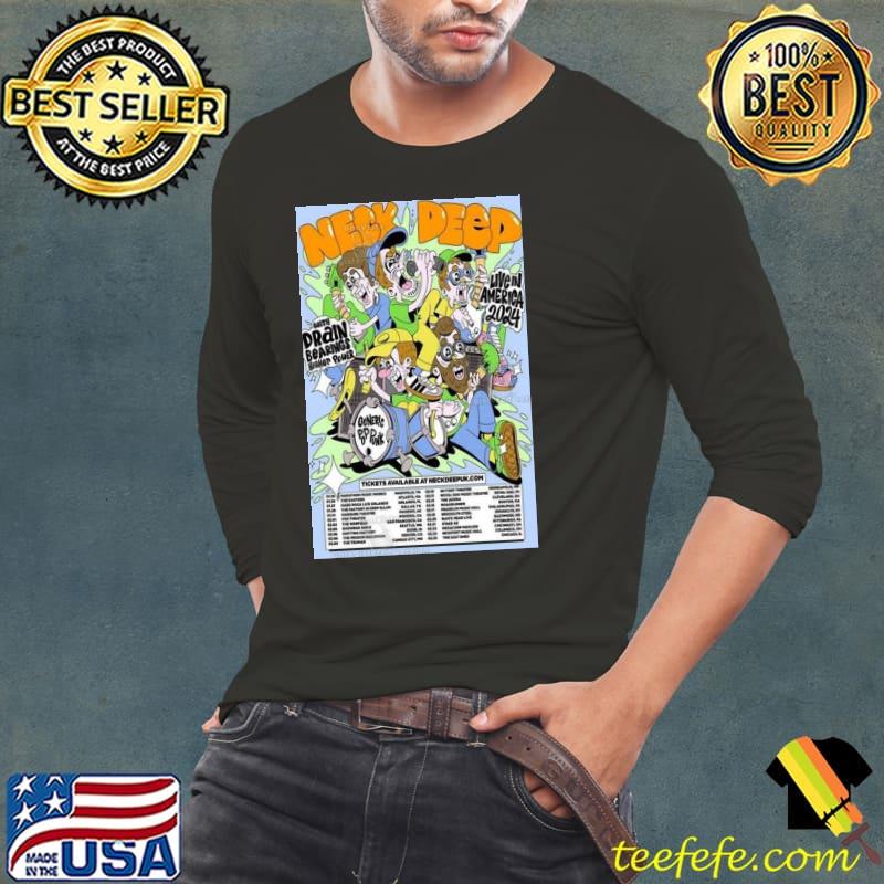 Deep USA Tour 2024 Poster s Long Sleeve Tee Deep USA Tour 2024 Poster s Long Sleeve Tee