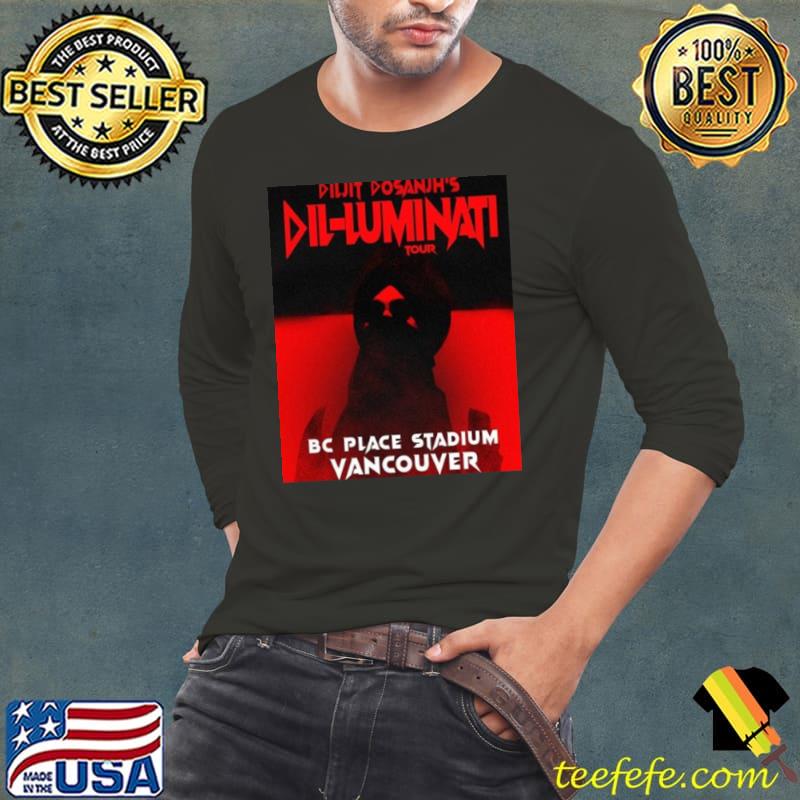 Diljit Dosanjh Dil illuminati Tour 2024 Bc Place Stadium Vancouver s Long Sleeve Tee Diljit Dosanjh Dil illuminati Tour 2024 Bc Place Stadium Vancouver s Long Sleeve Tee